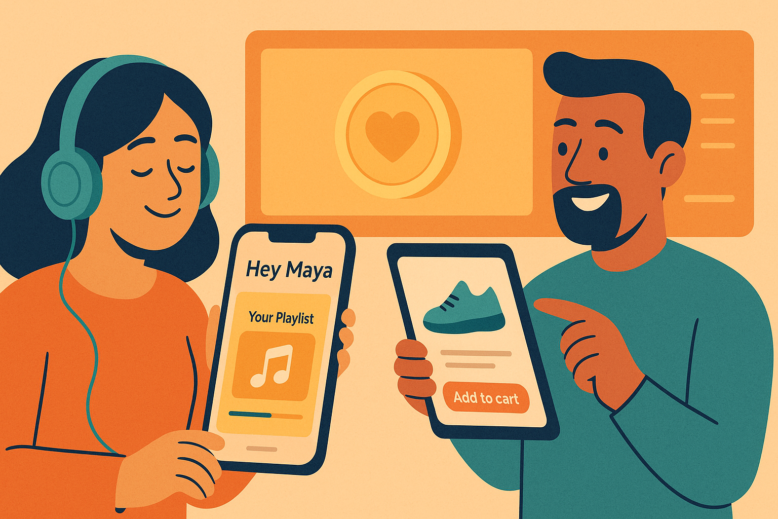 Tailored UX Spotify and Amazon
